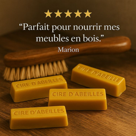 Cire d'abeilles pures 500 gr
