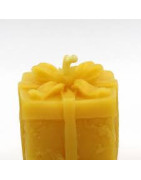 Bougie à la cire d'abeilles